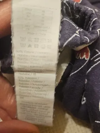 Pigiama donna blu con volpe