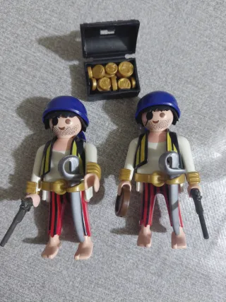 Playmobil 4662 Piratas con Cofre Tesoro