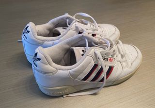 Zapatillas Adidas Blancas Tiras Multicor