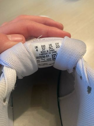 Zapatillas Puma Niña Blancas