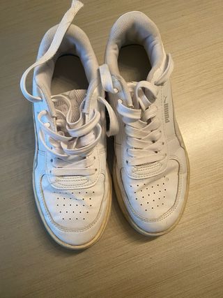 Zapatillas Puma Niña Blancas