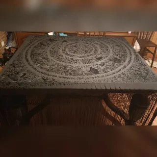 Mantón de Manila Antiguo Negro