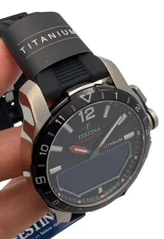 RELOJ FESTINA CONNECTED HIBRYD GPS TITANIO ZAFIRO