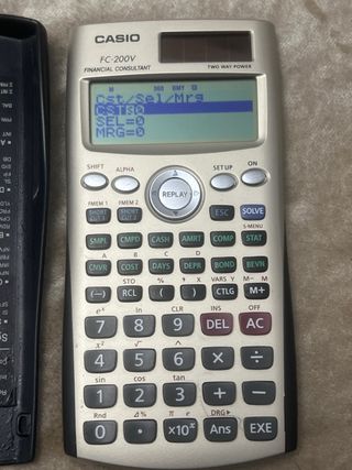 Calculadora Financiera Casio FC-200V