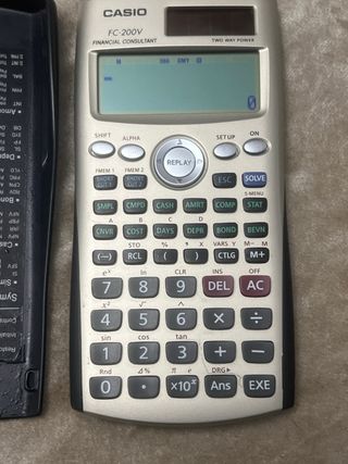 Calculadora Financiera Casio FC-200V