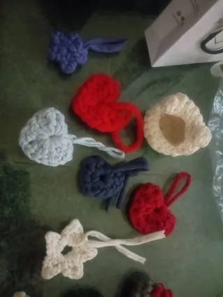 Portachiavi uncinetto vari colori