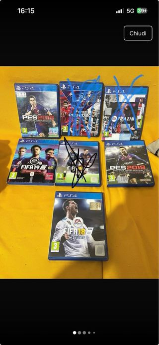 Lotto 4 Giochi PS4