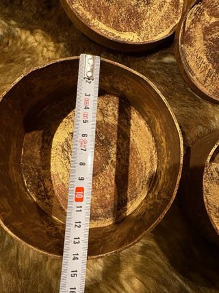 Lote 2 Cajas Decorativas Redondas