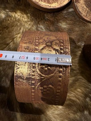 Lote 2 Cajas Decorativas Redondas