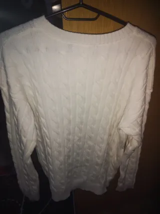 Jersey Polo Ralph Lauren Blanco Trenzado