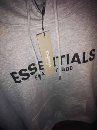 Sudadera Essentials Gris