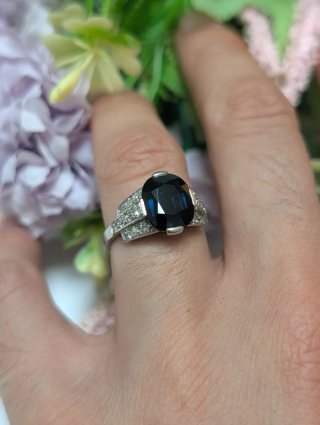 Anillo Art Decó Francés.