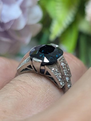 Anillo Art Decó Francés.