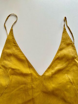 Vestido Zara Mostaza Talla L sin estrenar