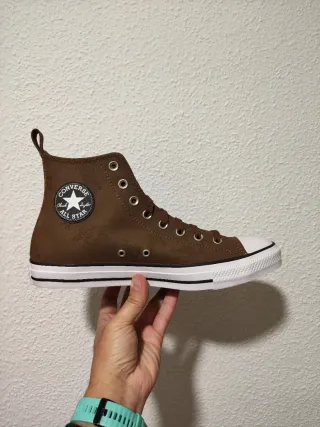 T43 Converse Botas All Star Marrones Cuero