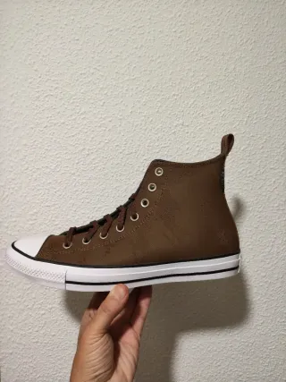 T43 Converse Botas All Star Marrones Cuero