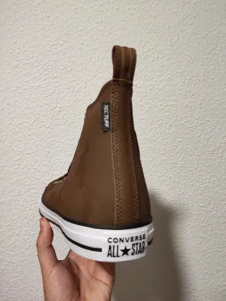 T43 Converse Botas All Star Marrones Cuero