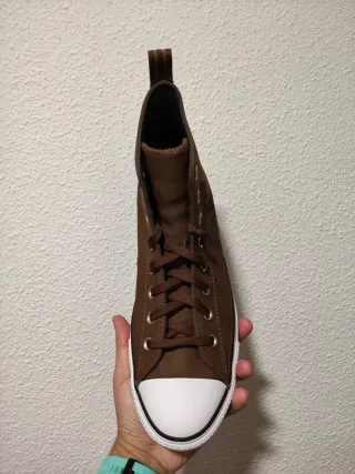 T43 Converse Botas All Star Marrones Cuero