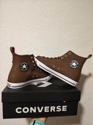 T44 Converse botas All Star Marrones cuero