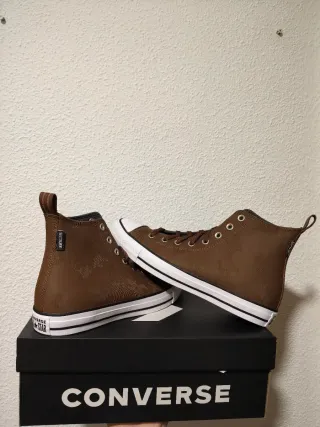 T44 Converse botas All Star Marrones cuero