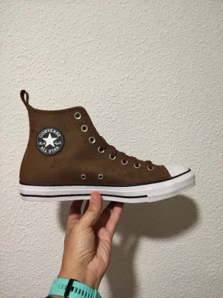 T44 Converse botas All Star Marrones cuero