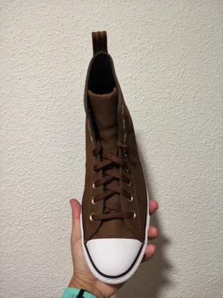 T44 Converse botas All Star Marrones cuero