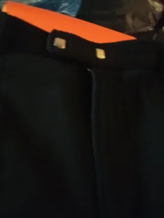 Pantaloni sci neri vintage