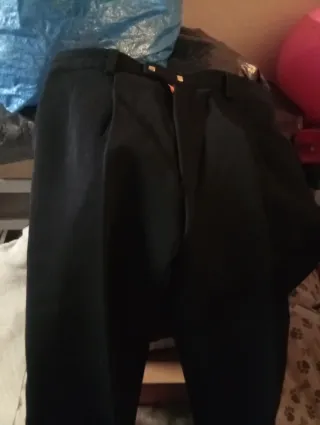 Pantaloni sci neri vintage