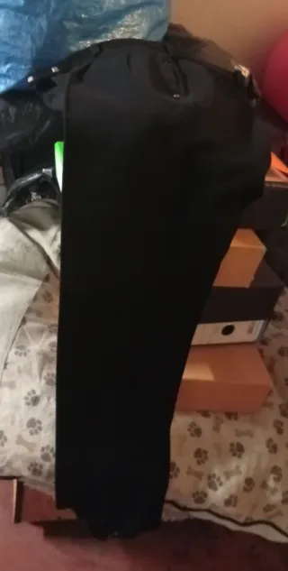 Pantaloni sci neri vintage