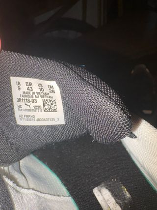 Zapatillas Puma Hombre Azul Blanco Amarillo