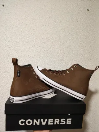 T46 Converse All Star Botas Marrones cuero