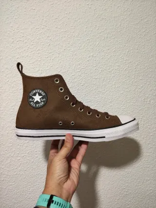 T46 Converse All Star Botas Marrones cuero