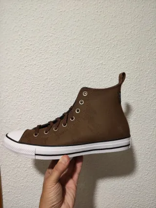 T46 Converse All Star Botas Marrones cuero