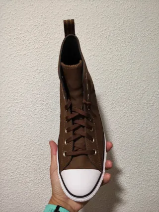 T46 Converse All Star Botas Marrones cuero