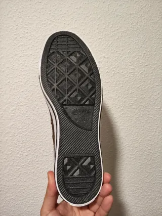 T46 Converse All Star Botas Marrones cuero