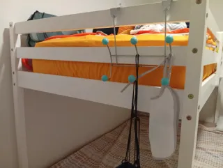 Litera matrimonial + individual madera