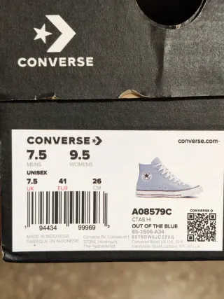 T41 Converse All Star Tejanas
