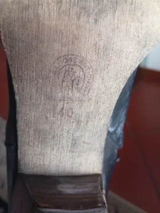 Stivali cowboy neri tacco in legno