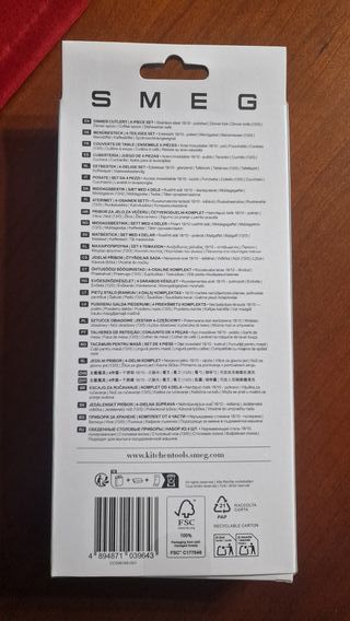 Conjunto Talheres SMEG 4 Peças