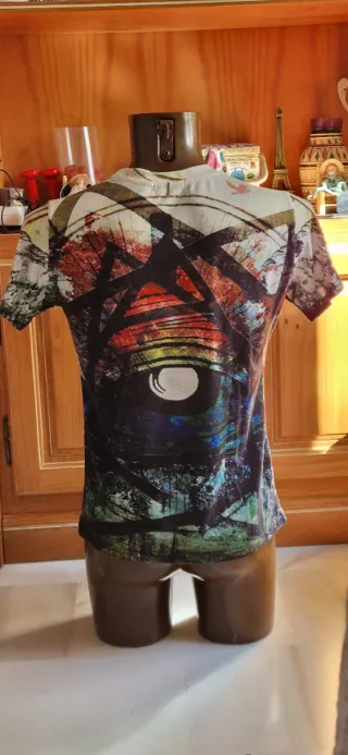 Camiseta Hombre Diseño Abstracto