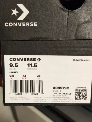T43 Converse All Star Tejanas