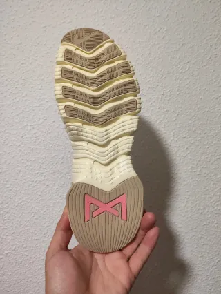 T37,5 Nike Free Metcom 5 blancas /beige