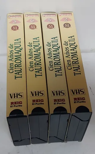 Lote 4 VHS Tauromaquia