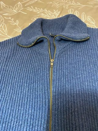 Chaqueta Maurice azul estilo vintage