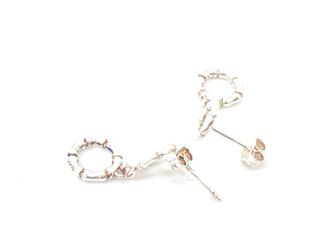 pendientes plata 925mm