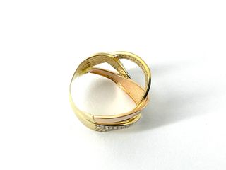 anillo oro 18k con piedra con circonita