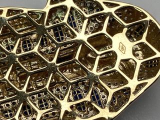 colgante oro 18k con circonita