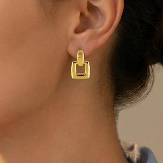 pendientes oro 18k con circonita