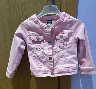 Chaqueta vaquera rosa Zara 18-24 meses