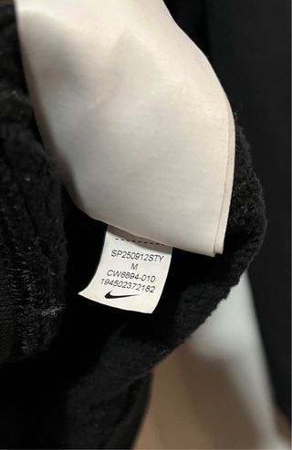 Sudadera Nike Park 20 Fleece Negra Talla M